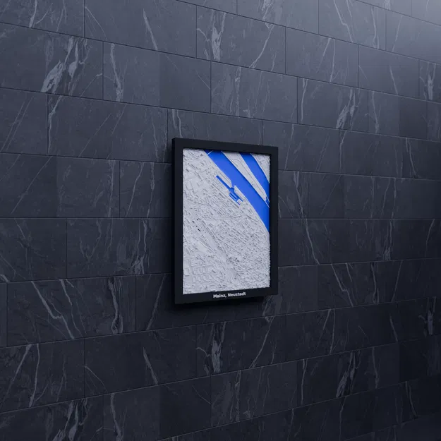 Mô hình thu nhỏ 3D địa hình Mainz, Neustadt, Đức - Image 6