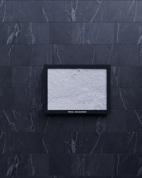 Mô hình thu nhỏ địa hình 3D Mainz, Gonsenheim, Đức - Image 5