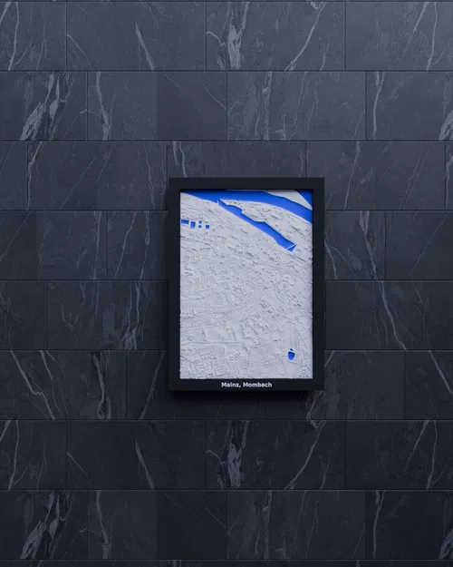 Mô hình thu nhỏ địa hình 3D Mainz, Mombach - Đức - Image 4