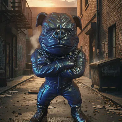 Đại tá Crunchbones (chó bull)