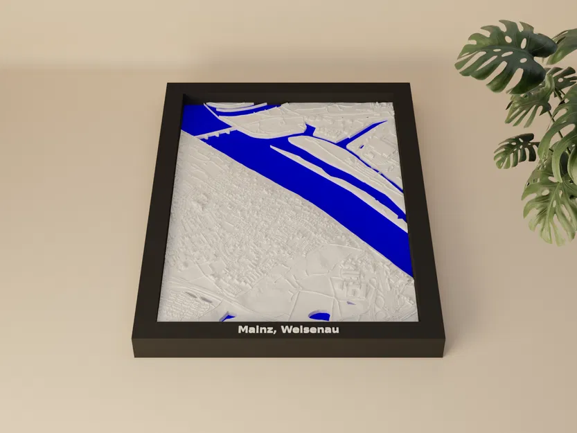 Mô hình địa hình 3D Mainz, Weisenau, Đức - Image 1