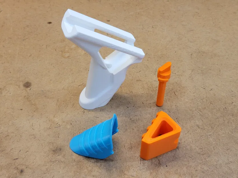 Báng Tay Cầm Picatinny Góc Cạnh - Không Cần Ốc Vít - Image 6