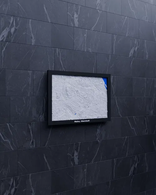 Mô hình thu nhỏ địa hình 3D Mainz, Oberstadt, Đức - Image 4