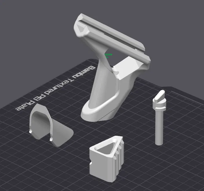 Báng Tay Cầm Picatinny Góc Cạnh - Không Cần Ốc Vít - Image 10