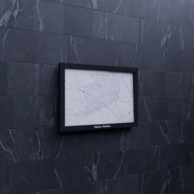 Mô hình thu nhỏ địa hình Mainz, Finthen, Đức - In 3D