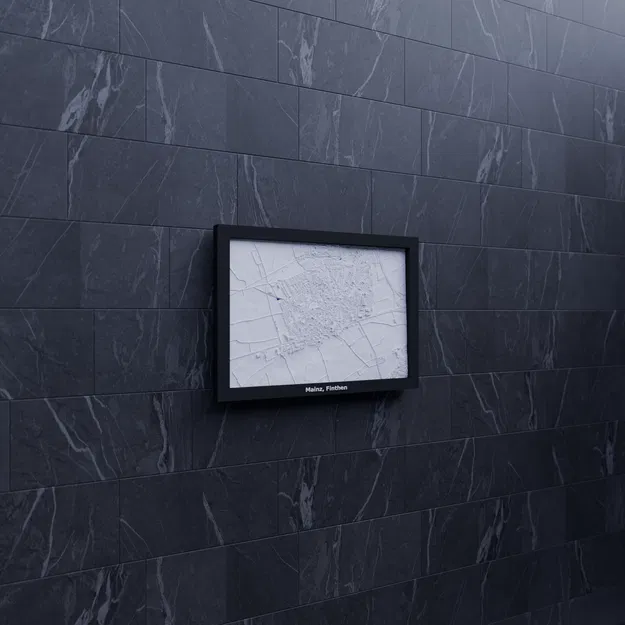 Mô hình thu nhỏ địa hình Mainz, Finthen, Đức - In 3D - Image 6