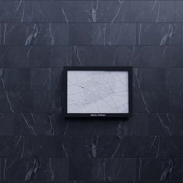 Mô hình thu nhỏ địa hình Mainz, Finthen, Đức - In 3D - Image 7