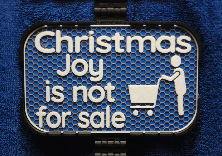 Biển báo "Niềm vui Giáng sinh không phải để bán" - Image 1