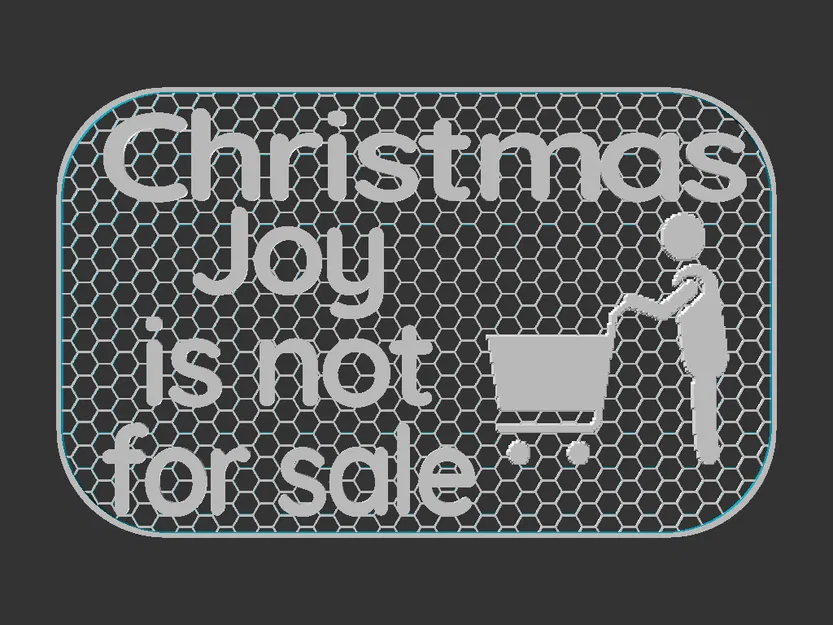 Biển báo "Niềm vui Giáng sinh không phải để bán" - Image 2