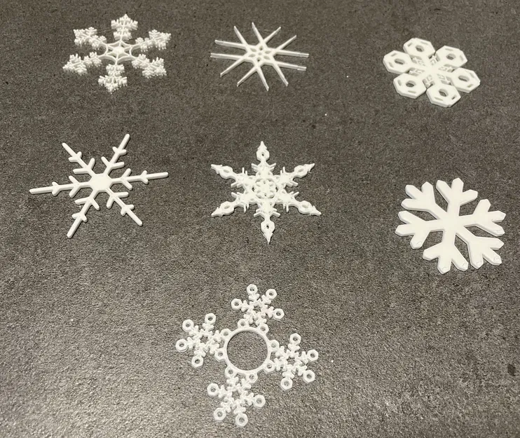 Bộ Sưu Tập Bông Tuyết - 18 Bông (Trang Trí Cửa Sổ Hoặc Quà Tặng - Giáng Sinh) - Image 3