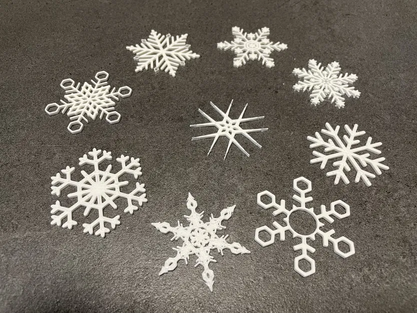 Bộ Sưu Tập Bông Tuyết - 18 Bông (Trang Trí Cửa Sổ Hoặc Quà Tặng - Giáng Sinh) - Image 6