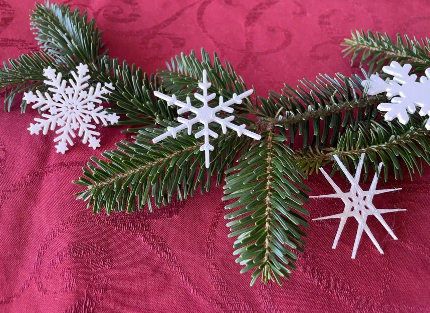 Bộ Sưu Tập Bông Tuyết - 18 Bông (Trang Trí Cửa Sổ Hoặc Quà Tặng - Giáng Sinh) - Image 7