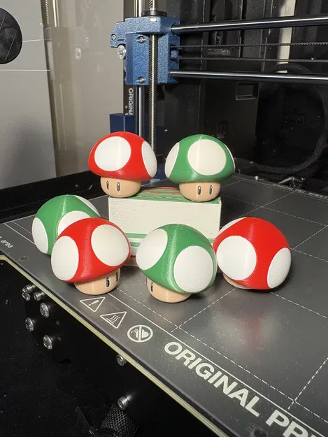 Mô Hình Nấm Mario (Thường và Độc) - Image 1