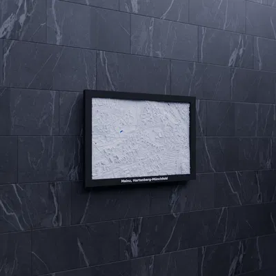 Mô hình địa hình thu nhỏ 3D Mainz, Hartenberg-Münchfeld - Đức