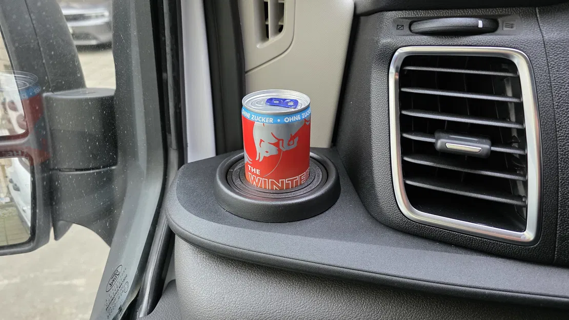 Đế giữ ly cho Ford Transit (2019+) vừa lon 500, 330, 250ml - Image 1