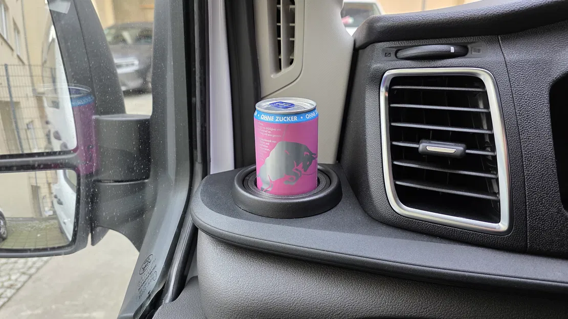 Đế giữ ly cho Ford Transit (2019+) vừa lon 500, 330, 250ml - Image 3