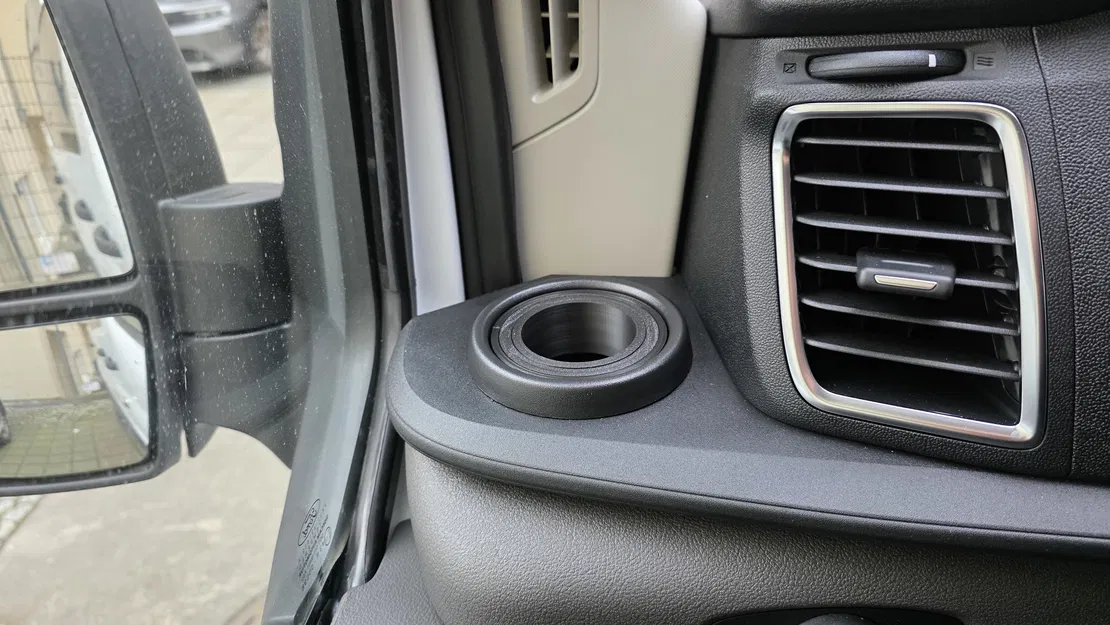 Đế giữ ly cho Ford Transit (2019+) vừa lon 500, 330, 250ml - Image 5