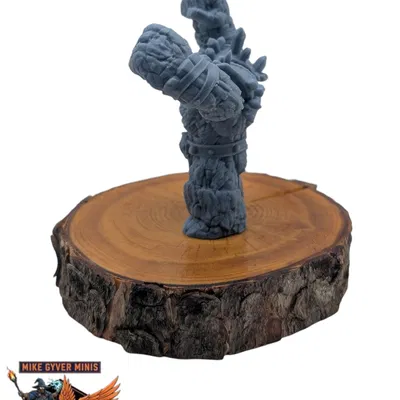 Earth Elemental - Miniature Sẵn Sàng In bởi Mike Gyver Minis
