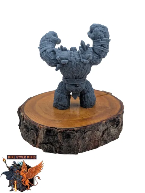 Earth Elemental - Miniature Sẵn Sàng In bởi Mike Gyver Minis - Image 3
