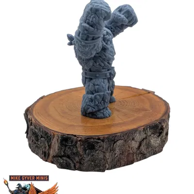 Earth Elemental - Miniature Sẵn Sàng In bởi Mike Gyver Minis
