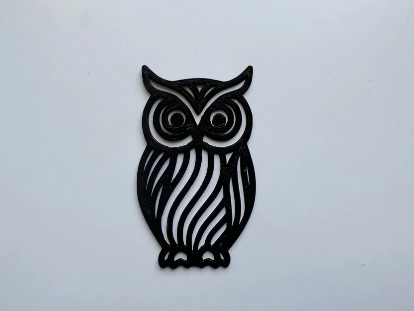 Nghệ thuật Treo Tường Hình Cú Số 3 - Image 1