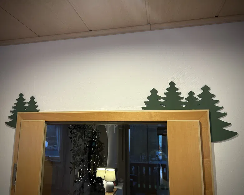 Đồ Trang Trí Cây Thông Noel Cho Khung Cửa Hoặc Mép Màn Hình - Image 1