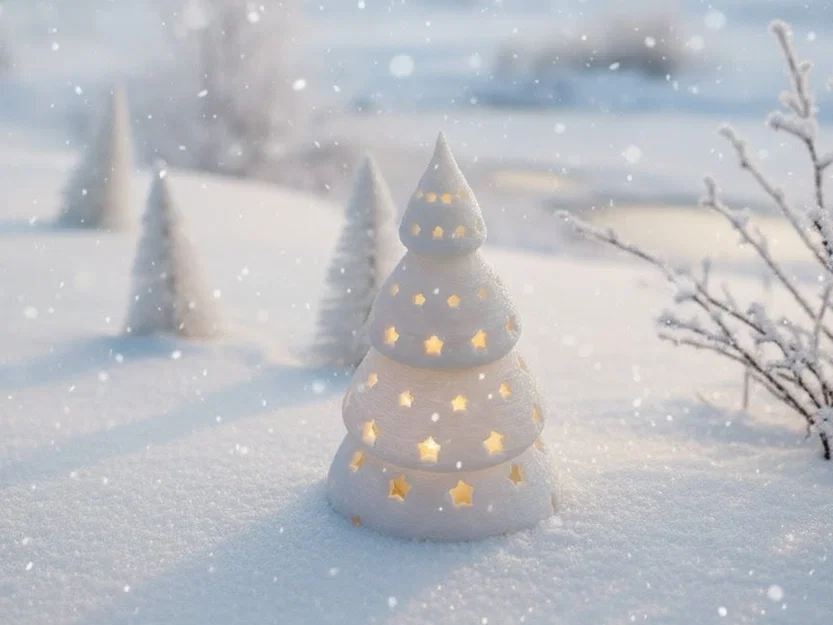 Ngôi Sao Cây Thông Noel Có Đèn LED - Image 1