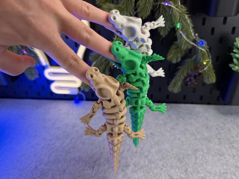 Cá Sấu Bộ Xương Khớp Nối - Image 3