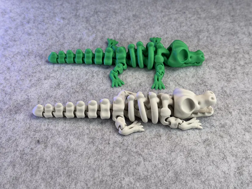 Cá Sấu Bộ Xương Khớp Nối - Image 7