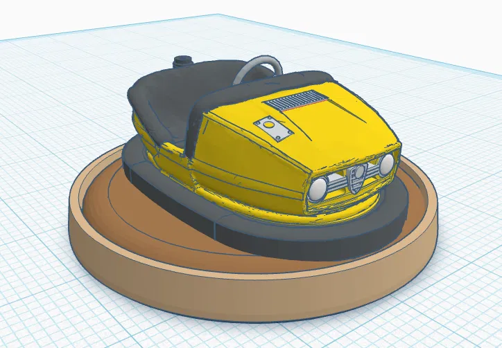 Mô hình CrashDerby Alfetta Autoscooter - Image 1