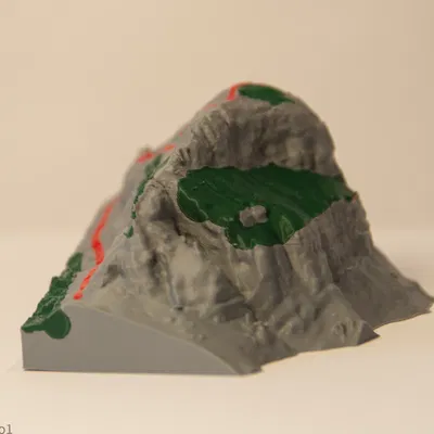 Mô Hình 3D Sigriswiler Rothorn