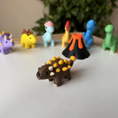 Mô hình Khủng long Ankylosaurus Siêu Ngầu