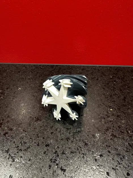 Mô hình bông tuyết Giáng sinh xoắn ốc xuyên suốt - Image 4