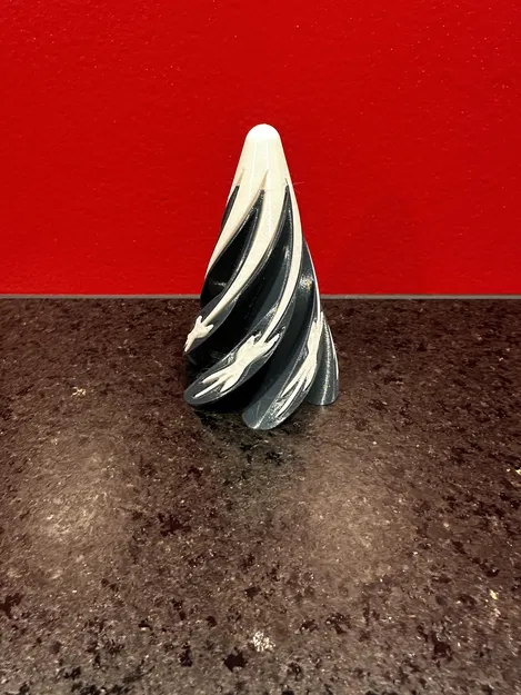 Mô hình bông tuyết Giáng sinh xoắn ốc xuyên suốt - Image 6