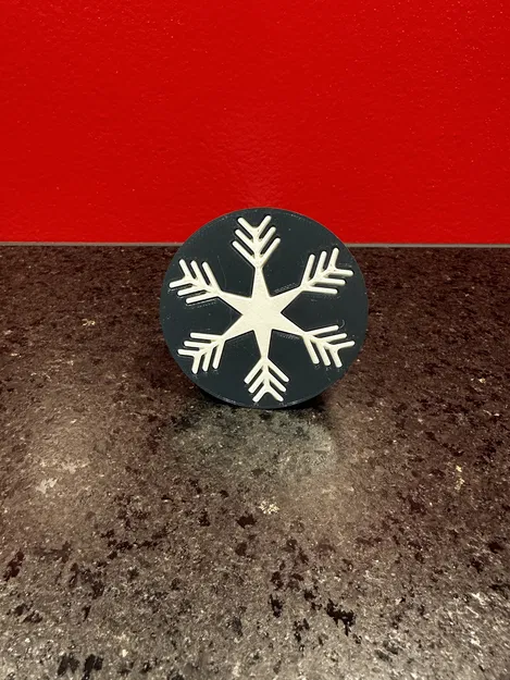 Mô hình bông tuyết Giáng sinh xoắn ốc xuyên suốt - Image 9