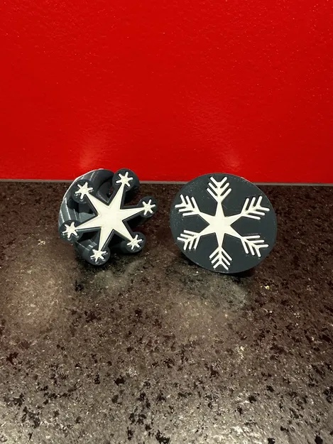 Mô hình bông tuyết Giáng sinh xoắn ốc xuyên suốt - Image 11