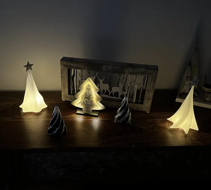 Mô hình bông tuyết Giáng sinh xoắn ốc xuyên suốt - Image 12