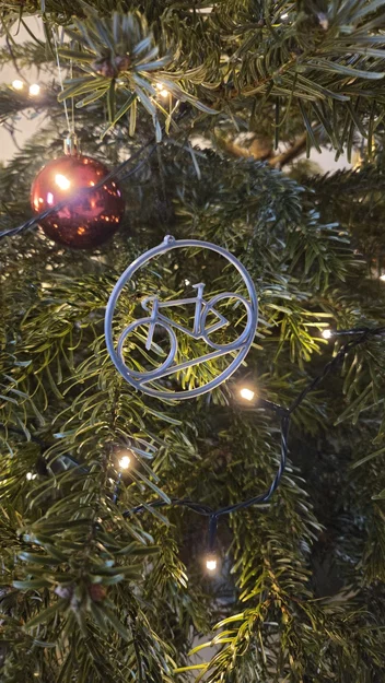 Trang Trí Cây Thông Noel Hình Xe Đạp - Image 2