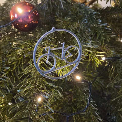 Trang Trí Cây Thông Noel Hình Xe Đạp