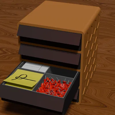 Hộp Lưu Trữ Để Bàn (Có Ngăn Kéo Mô-đun)