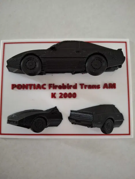 Mô hình xe Pontiac Firebird Trans AM K200 Knight Rider - Image 1