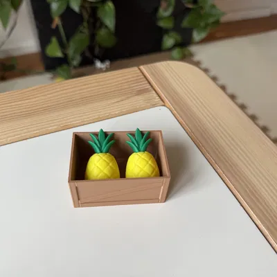 Mô hình 3D Trái Thơm (Pineapple)