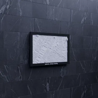 Mô hình thu nhỏ địa hình 3D Jakarta, Kelapa Gading, Indonesia