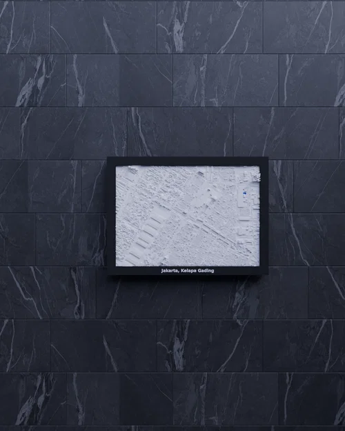 Mô hình thu nhỏ địa hình 3D Jakarta, Kelapa Gading, Indonesia - Image 5