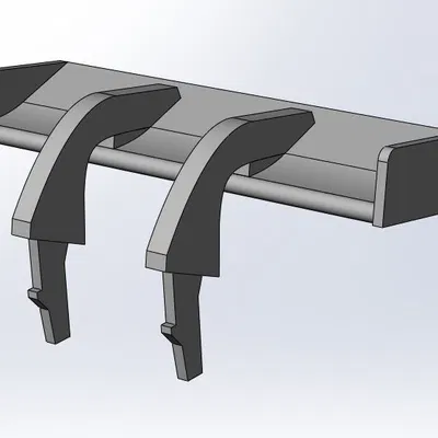 Cánh đuôi sau Mercedes DTM Carerra 1/32