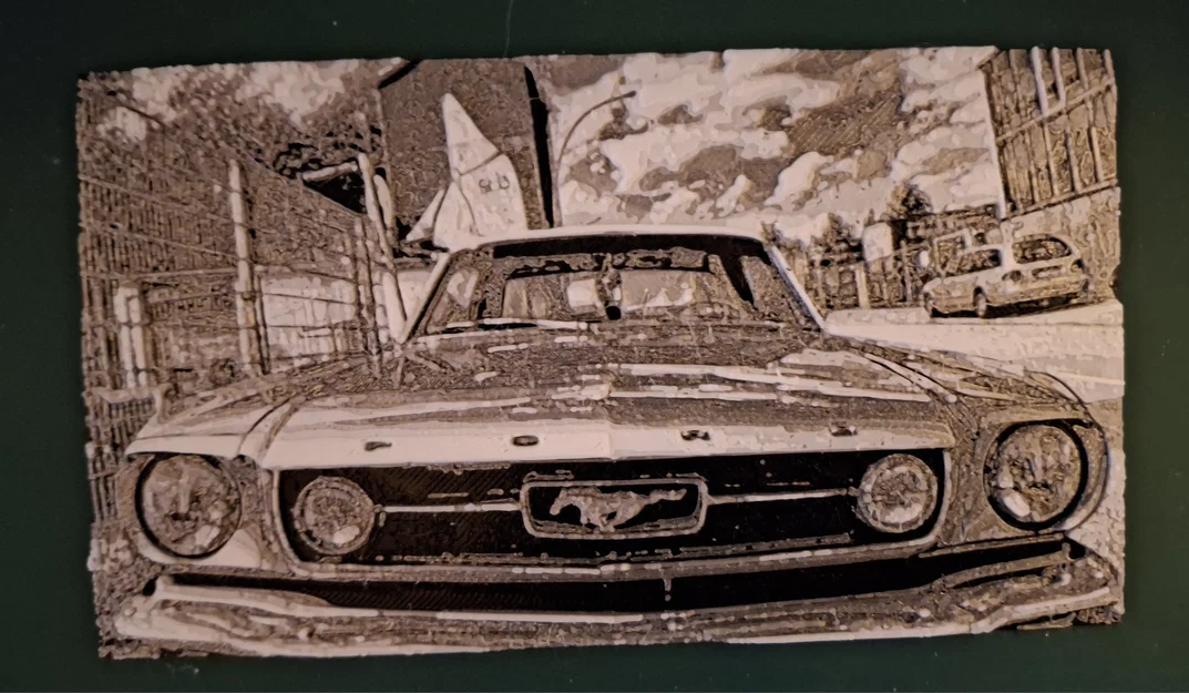 Tấm Lưới Tản Nhiệt Mustang Hueforge - Image 1