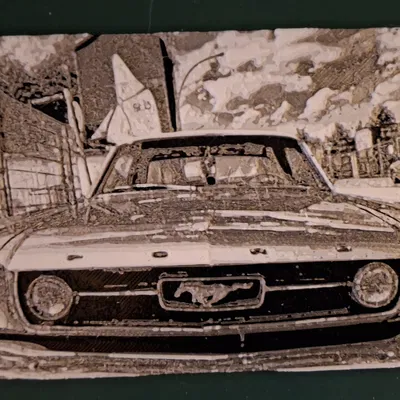 Tấm Lưới Tản Nhiệt Mustang Hueforge