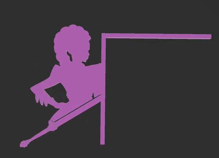 Móc Khóa Kiếm Rumi Kpop Phiên Bản Huntrix - Image 1