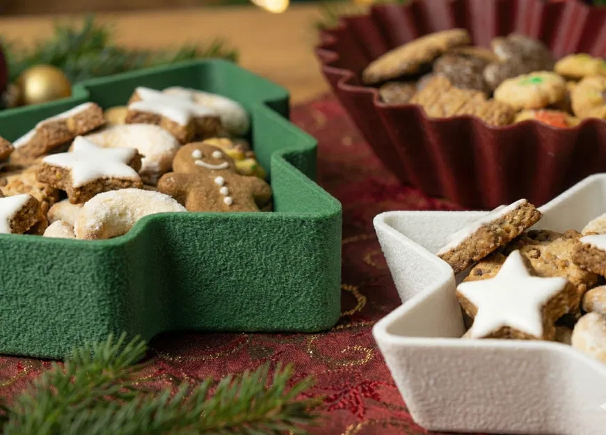 Bộ Tô Kẹo Giáng Sinh - Cây & Sao - Image 2