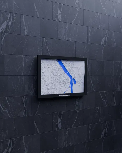 Mô hình thu nhỏ địa hình 3D Pont-à-Mousson, Pháp - Image 3